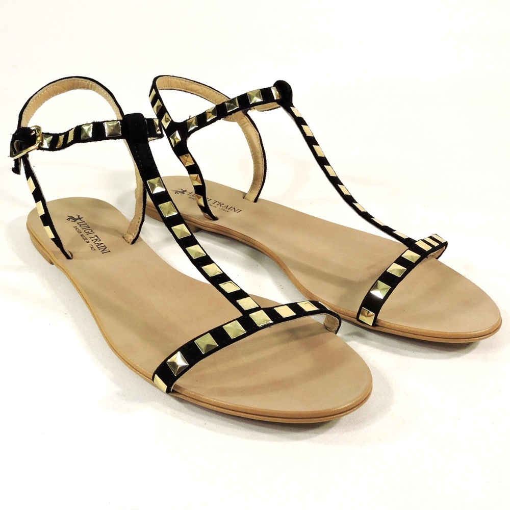 LUIGI TRAINI🇮🇹WOMEN'S FLAT COMFORT SANDALS - Picture 2 of 5